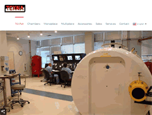 Tablet Screenshot of hyperbaric-chamber.com